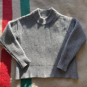 Everlane mockneck boxy wool/cashmere sweater